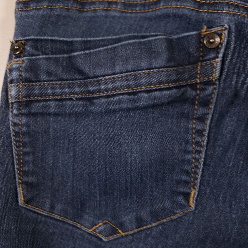 Democracy Jeans Womens 30x25 Size 4 Ab Tech Dark Wash Skinny Stretch Elastic - Picture 7 of 16